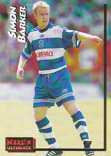 Simon Barker Queens Park Rangers 1995/96 Merlin Ultimate #172